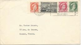 LETTRE 1959 POUR LA FRANCE AVEC 4 TIMBRES - Cartas & Documentos