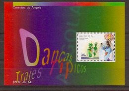 ANGOLA 2001  DANCES AND TYPICAL COSTUMES - Angola
