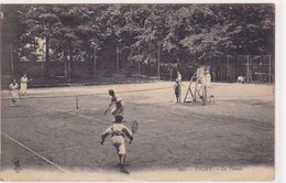 Delcampe - Partie De Tennis En Double Homme Contre Femme A Vichy - Tennis