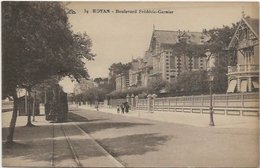 CPA 54 - Chemin De Fer Train Tramway Boulevard Fédéric-Garnier ROYAN 17 - Royan