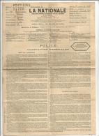 Police D'assurance , LA NATIONALE ,1908, 3 Scans,,frais Fr 1.75 E - Ohne Zuordnung