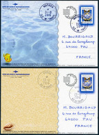 2 Cartes Postales De 1999 - Cachets De Vairao Et Mataiea (Tahiti) - Prêt-à-poster