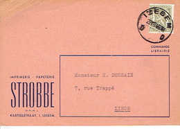 PK  Publicitaire IZEGEM 1946 - STROBBE - Drukkerij - Papierhandel - Roeselare