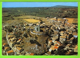 ROCHEFORT DU GARD / VUE AERIENNE SUR LE VILLAGE / AU CENTRE LE CASTELLAS / Carte Vierge - Rochefort-du-Gard