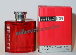 DUNHILL : DESIRE, Eau De Toilette, 5 Ml. Version 2000. Parfait état - Miniatures Men's Fragrances (in Box)