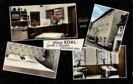 OCHSENFURT Am Main, Gasthof "Zum Storchen", Hause Kohl (1950s) AK - Ochsenfurt