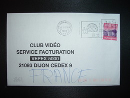LETTRE Pour La FRANCE TP 3 10 OBL.MEC.16 01 99 - Lettres & Documents
