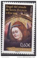 Andorre Français 2011 Yvert 717 Neuf ** Cote (2017) 2.00 Euro Ange Du Retable De Sante-Eulalie D'Encamp - Unused Stamps