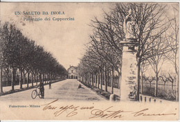 UN SALUTO Da IMOLA_Passeggio Dei Cappuccini- Vg Il 1900-Integra E Originale 100%an1 - Imola