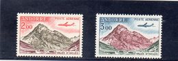 ANDORRE FR. 1961-4 ** - Posta Aerea