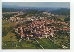 Carces (Var) Vue Panoramique Aerienne Du Vieux Et Du Nouveau Village - Carces