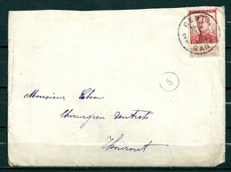 Nr 123 Op Brief Gestempeld Van Gent/Gand 2A Naar Thourout - 11 Fev 1914 - 1912 Pellens