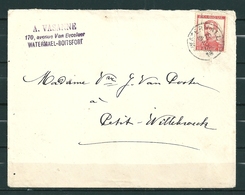 Nr 118 Op Brief Gestempeld Van Watermael Naar Petit-Willebroeck - 27 Nov 1913 - 1912 Pellens