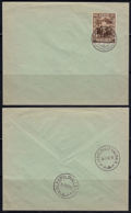 Cd0033 BELGIAN CONGO 1937, COB 194 Reine Astrid With Exposition Tentoonstelling Cancellation And Congo Backstamps - Covers & Documents