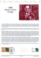 " VACCIN CONTRE LA RAGE / PASTEUR " Sur Document Philatélique Officiel De 1985 N° YT 2371. DPO - Louis Pasteur