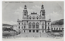 (RECTO / VERSO) MONTE CARLO EN 1902 - N° 627 - FACADE DU THEATRE - BEAU CACHET - CPA - Opera House & Theather