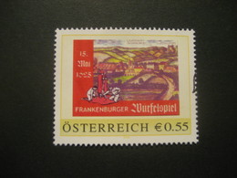 Österreich- Pers.BM 8003315 Frankenburger Würfelspiel Gebraucht - Personalisierte Briefmarken