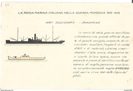 REGIA MARINA ITALIANA-NAVI SUSSIDIARIE DRAGAMINE -NV FP - Weltkrieg 1914-18