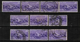 INDIA   Scott # 244 USED WHOLESALE LOT OF 10 (WH-237) - Vrac (max 999 Timbres)