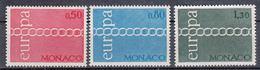 EUROPA - CEPT - Michel - 1971 - MONACO - Nr 1014/16 - MNH** - 1971