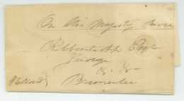 Napoleonic Wars 1805 HMS RAILLEUR Navy Cpt Collard BREMERHAVEN Germany Military Mail Cover Marine - ...-1840 Voorlopers