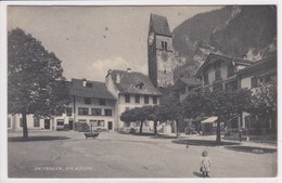 SUISSE UNTERSEEN Die Kirche - Unterseen