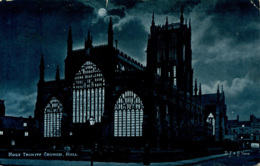 EAST YORKS - HULL - HOLY TRINITY CHURCH (By Night) Ye275 - Hull