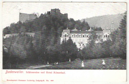 BADENWEILER - Schlossruine Und Hotel Römerbad - Badenweiler
