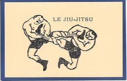 Image Cartonnée Jiu Jitsu Lutte Non Circulé Humour - Martiaux