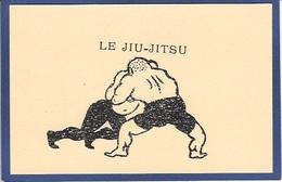 Image Cartonnée Jiu Jitsu Lutte Non Circulé Humour - Martiaux