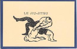 Image Cartonnée Jiu Jitsu Lutte Non Circulé Humour - Martiaux