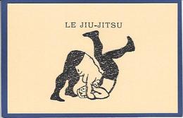 Image Cartonnée Jiu Jitsu Lutte Non Circulé Humour - Kampfsport