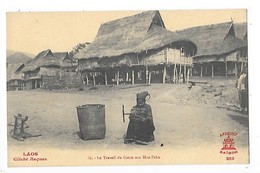 LAOS - HUA-PAHN - Le Travail Du Coton   ## TRES  RARE ##   L 1 - Laos