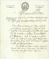 BALE Basel 1801 ARMEE FRANCAISE En SUISSE - GENERAL DUMOULIN (1749-1809) - Schweiz - Documents Historiques