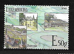 LUXEMBOURG 2013 ARCHITECTURE - Used Stamps