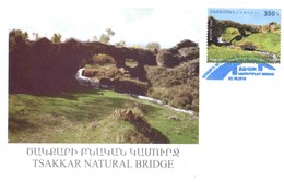 Armenien / Armenie / Armenia 2018, EUROPA CEPT, Tsakkar Natural Bridge, History - Card Maximum - 2018