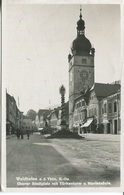 005851  Waidhofen An Der Ybbs - Oberer Stadtplatz Mit Türkenturm U. Mariensäule  1935 - Waidhofen An Der Ybbs