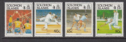 1990 Solomon Islands  9th South Pacific Games Volleyball, Judo, Squash, Bowling Set Of 4 MNH - Salomoninseln (Salomonen 1978-...)
