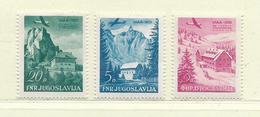 YOUGOSLAVIE  ( EU - 336 )  1951  N° YVERT ET TELLIER  N° 42/44   N** - Airmail