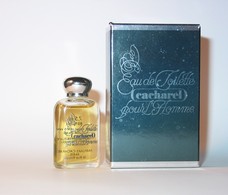 CACHAREL : Pour L'Homme : Miniature De Collection :  Eau De Toilette 7,5 Ml,  Parfait état - Miniatures Men's Fragrances (in Box)