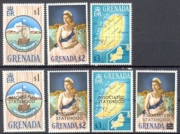 Grenade - 1966 -> 1968 - Série Courante - * Charnière - Yt 212/214 - 243/245 - 264 - Grenada (...-1974)