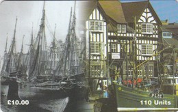 Isle Of Man, MAN 142, North Quay - Douglas - Old And New, 2 Scans. - Man (Isle Of)