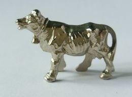 Metal Haustiere - Animaux Domestique : Kuh - Vache Chrom - Metallfiguren