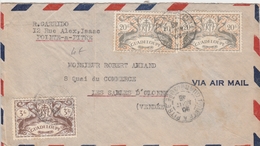 Guadeloupe Lettre Pointe à Pitre 1948 - Storia Postale