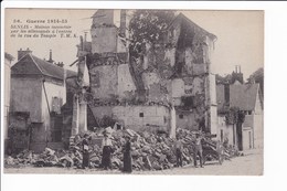 56 - Guerre 1914-15 - SENLIS. Maison Incendiée Par Les Allemands à L'entrée De La Rue Du Temple - Senlis