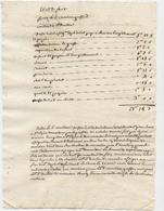 Révolution, 1791, Tribunal,Saint Lizier , Saint Girons, état De Frais Pour D'Ustou, Seigneur De Mourlon,Beauchalot - Historical Documents