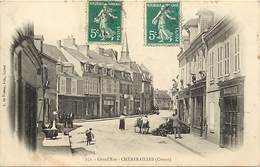 - Dpts Div.-ref-AE165- Creuse - Chenerailles - Grand Rue - Magasin Matrivet - Magasins - Carte Bon Etat - - Chenerailles