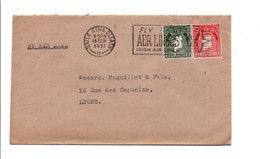 IRLANDE AFFRANCHISSEMENT COMPOSE SUR LETTREAVION POUR LA FRANCE 1951 - Cartas & Documentos