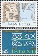 Island 411,412 (kompl.Ausg.) Postfrisch 1967 Sondermarken - Ungebraucht