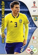 Vignette Panini Football Fifa World 2018 Russia Adrenalyn Xl N°327 Nilsson Lindelof Suede - Other & Unclassified